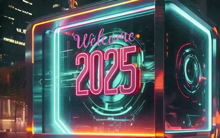 2025 enseigne lumineuse futuriste